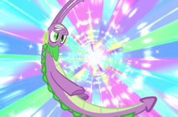 Size: 624x412 | Tagged: safe, derpibooru import, screencap, spike, equestria girls, solo