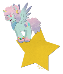 Size: 825x968 | Tagged: safe, artist:papercutpony, derpibooru import, oc, oc only, alicorn, pony, alicorn oc, solo, stars