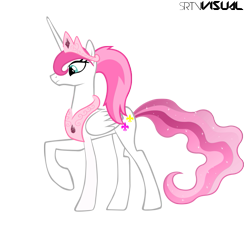 Size: 699x716 | Tagged: safe, artist:illumnious, derpibooru import, oc, oc only, alicorn, pony, alicorn oc, simple background, solo, transparent background, vector