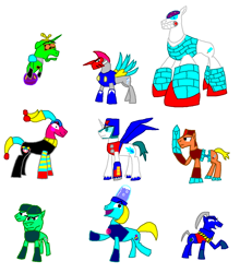 Size: 1213x1376 | Tagged: safe, artist:smashfan666, derpibooru import, crossover, megaman, ms paint, ponified