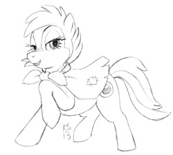 Size: 888x800 | Tagged: safe, artist:kensingshow, derpibooru import, don bluth, monochrome, mrs. brisby, ponified, solo, the secret of nimh