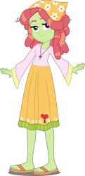 Size: 1938x4000 | Tagged: safe, artist:xebck, tree hugger, equestria girls, cute, equestria girls-ified, feet, huggerbetes, sandals, simple background, solo, transparent background, vector