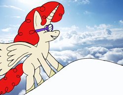 Size: 3300x2550 | Tagged: artist needed, safe, twist, alicorn, pony, glasses, twisticorn