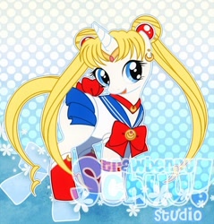 Size: 430x450 | Tagged: safe, artist:xenokurisu, derpibooru import, ponified, sailor moon, solo