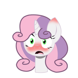 Size: 2500x2500 | Tagged: safe, artist:labet1001, sweetie belle, blushing, embarrassed, simple background, teenage crusaders answers, teenager, transparent background, vector