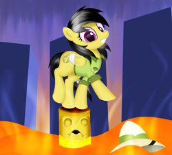 Size: 2582x2339 | Tagged: safe, artist:kas92, derpibooru import, daring do, lava, solo