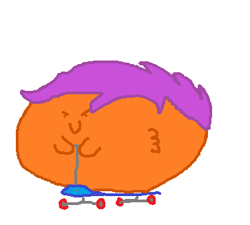 Size: 363x327 | Tagged: safe, scootaloo, 1000 hours in ms paint, blob, ms paint, scooter