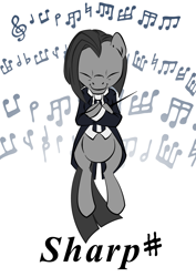 Size: 1200x1694 | Tagged: safe, artist:zillford, derpibooru import, oc, oc only, earth pony, pony, clef, music, music notes