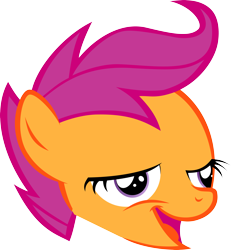 Size: 4665x5000 | Tagged: safe, derpibooru import, scootaloo, absurd resolution, chickun, exploitable meme, faic, forced meme, head, meme, simple background, solo, template, transparent background, vector