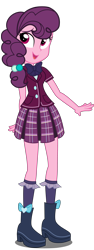 Size: 2000x5300 | Tagged: safe, artist:xebck, sugar belle, equestria girls, friendship games, the cutie map, absurd resolution, crystal prep academy, equestria girls-ified, simple background, solo, transparent background, vector