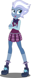 Size: 2184x5300 | Tagged: safe, artist:xebck, night glider, equestria girls, friendship games, the cutie map, absurd resolution, bowtie, clothes, crystal prep academy, equestria girls-ified, plaid skirt, pleated skirt, school uniform, shoes, simple background, skirt, socks, solo, transparent background, vector