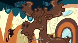 Size: 640x355 | Tagged: safe, derpibooru import, screencap, mmmystery on the friendship express, chocolate, detailed background, no pony, youtube caption