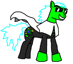 Size: 785x693 | Tagged: safe, pony, danny phantom, mane, nicolai technus, ponified