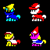 Size: 512x512 | Tagged: safe, artist:scalybeing, derpibooru import, 8-bit, black mage, final fantasy, nintendo entertainment system, pixel art, red mage, time mage, white mage