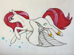 Size: 1024x762 | Tagged: safe, artist:oneiria-fylakas, oc, oc only, pegasus, pony, female, mare, solo, traditional art