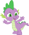 Size: 3000x3620 | Tagged: safe, artist:demigod-spike, artist:fr33z3dry, spike, dragon, simple background, solo, transparent background, vector