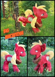 Size: 800x1118 | Tagged: artist needed, safe, derpibooru import, big macintosh, earth pony, pony, irl, male, photo, plushie, stallion