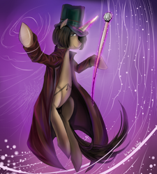 Size: 810x900 | Tagged: safe, artist:skyeypony, pony, mane, ponified, willy wonka