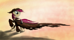 Size: 2000x1100 | Tagged: safe, artist:aaronmk, derpibooru import, roseluck, gun, solo, the dark tower