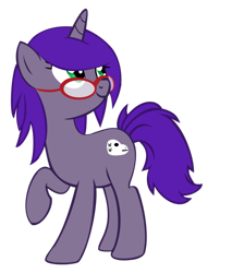 Size: 845x945 | Tagged: safe, artist:daydreamsyndrom, derpibooru import, oc, oc only, pony, unicorn, glasses, maggie, simple background, transparent background, vector