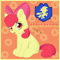 Size: 800x800 | Tagged: safe, artist:unisoleil, derpibooru import, apple bloom, :p, solo