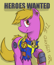 Size: 529x638 | Tagged: safe, artist:dontaskforcookie, fallout, fallout 2, ponified, the chosen one