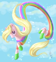 Size: 1000x1100 | Tagged: safe, artist:kimine-kkk, derpibooru import, adventure time, lady rainicorn, ponified, solo