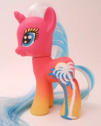 Size: 482x600 | Tagged: safe, artist:kaoskat, derpibooru import, oc, oc only, pony, unicorn, brushable, custom, figure, gradient, palm tree, toy