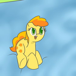 Size: 1000x1000 | Tagged: safe, artist:tastypony, derpibooru import, peachy pie, pony, mane, solo