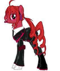 Size: 453x536 | Tagged: safe, artist:potates-chan, derpibooru import, pony creator, ponified, solo, ted kasane, utauloid