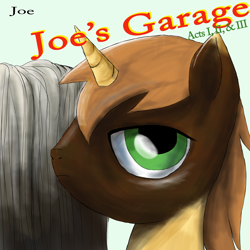 Size: 1800x1800 | Tagged: safe, artist:aaronmk, derpibooru import, donut joe, blackface, frank zappa, joe, joe's garage, mop, solo