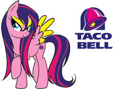 Size: 3892x2710 | Tagged: safe, artist:theprincessetutu, derpibooru import, ponified, solo, taco bell, wet mane