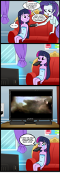 Size: 712x2012 | Tagged: safe, derpibooru import, kaiju, equestria girls, comic, exploitable meme, godzilla, godzilla (series), godzilla 2014, meme, tv meme