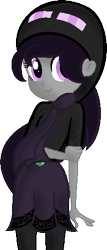 Size: 216x504 | Tagged: safe, artist:laser-pancakes, derpibooru import, oc, oc only, equestria girls, enderman, equestria girls-ified, minecraft, solo