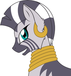 Size: 6000x6489 | Tagged: safe, artist:mactavish1996, derpibooru import, zecora, zebra, absurd resolution, bust, portrait, simple background, solo, transparent background, vector