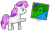 Size: 1135x704 | Tagged: safe, artist:tierraverde, derpibooru import, sweetie belle, i really like her mane, maine, new england, pun, solo, visual pun, watermark