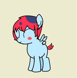 Size: 500x502 | Tagged: safe, artist:askcatbug, bravest warriors, catbug, filly, ponified