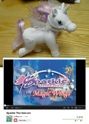 Size: 696x967 | Tagged: safe, derpibooru import, artificial wings, augmented, magic, magic wings, sparkle, sparkle the unicorn, toy, video, wings