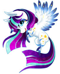 Size: 1024x1260 | Tagged: safe, artist:oneiria-fylakas, oc, oc only, oc:twily star, alicorn, pony, chibi, colored wings, colored wingtips, female, mare, simple background, solo, transparent background