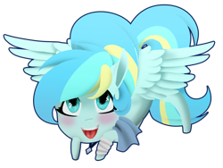 Size: 1024x770 | Tagged: safe, artist:oneiria-fylakas, oc, oc only, oc:star striker, pegasus, pony, chibi, female, mare, simple background, solo, transparent background