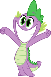 Size: 5000x7494 | Tagged: safe, artist:naihatsu92, spike, dragon, absurd resolution, le ruse master, simple background, smiling, solo, transparent background, vector