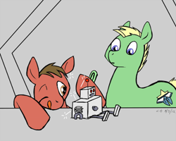 Size: 400x320 | Tagged: safe, derpibooru import, joel robinson, mike nelson, mystery science theater 3000, ponified