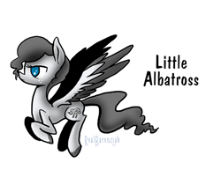 Size: 800x618 | Tagged: safe, artist:realbarenziah, derpibooru import, oc, oc only, oc:little albatross, solo