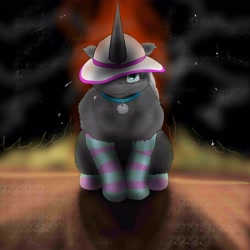 Size: 5000x5000 | Tagged: safe, artist:shadysmarty, derpibooru import, fluffy pony, absurd resolution, fluffy pony original art, simmer, solo