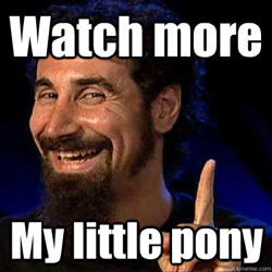 Size: 400x400 | Tagged: safe, derpibooru import, a wise man, barely pony related, image macro, meme, serj tankian