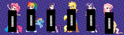 Size: 3000x862 | Tagged: safe, equestria girls, censor bar, drama, equestria girls drama, equestria girls plus, meme