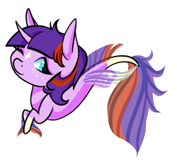 Size: 2661x2480 | Tagged: safe, artist:oneiria-fylakas, oc, oc only, oc:star nebula, seapony (g4), chibi, female, high res, one eye closed, simple background, solo, species swap, transparent background, wink