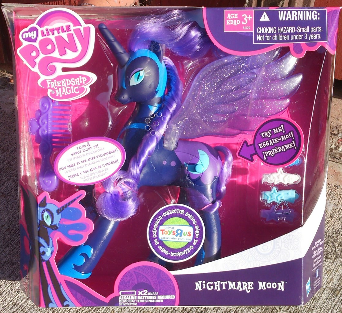 Safe Derpibooru Import Nightmare Moon Official Talking Nightmare Moon Toy