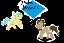 Size: 900x599 | Tagged: safe, artist:night-star710, derpibooru import, doctor whooves, sunshower raindrops, earth pony, pony, male, stallion