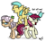 Size: 516x470 | Tagged: safe, artist:ransurround, derpibooru import, apple rose, roseluck, sunshower raindrops, visual pun